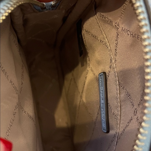 Michael Kors Blue Graphic Messenger Bag - Picture 5 of 9